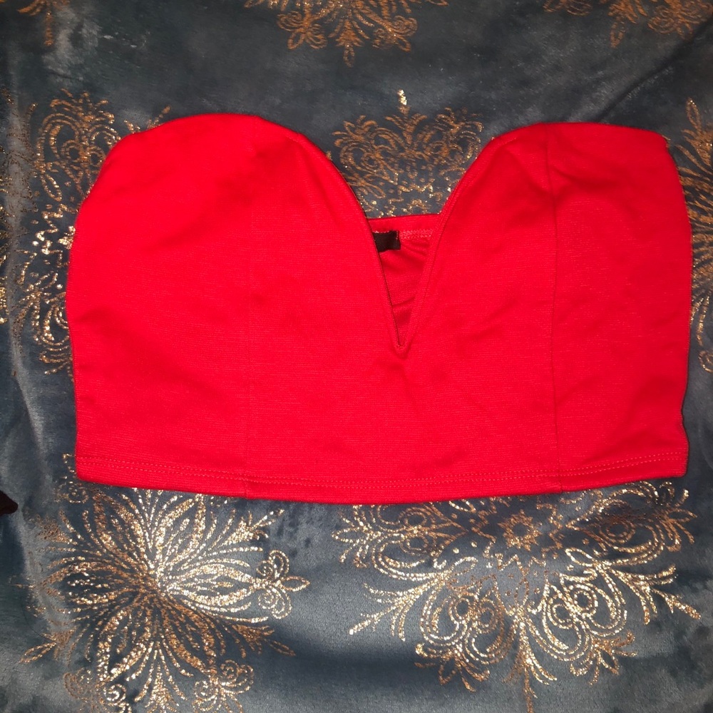 Bustier crop top